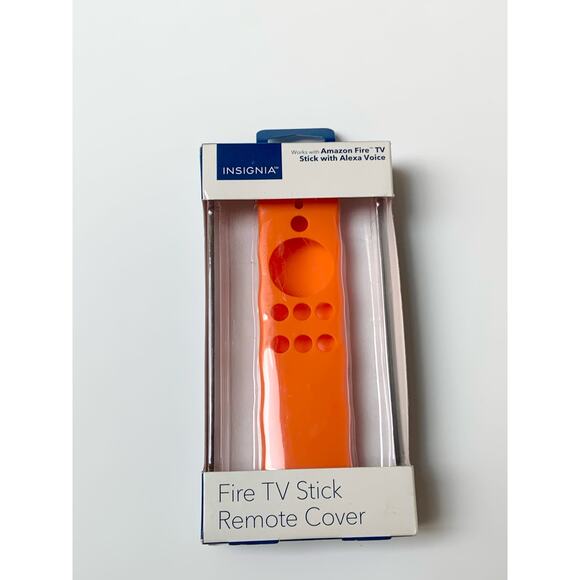 Fire TV Stick Remote Cover Orange Insignia Remote Cover New in Box - Picture 4 of 7